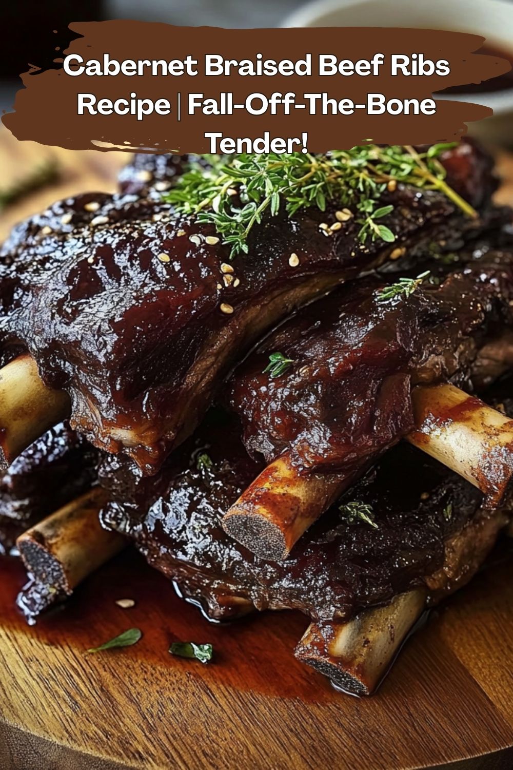 Cabernet Braised Beef Ribs Recipe