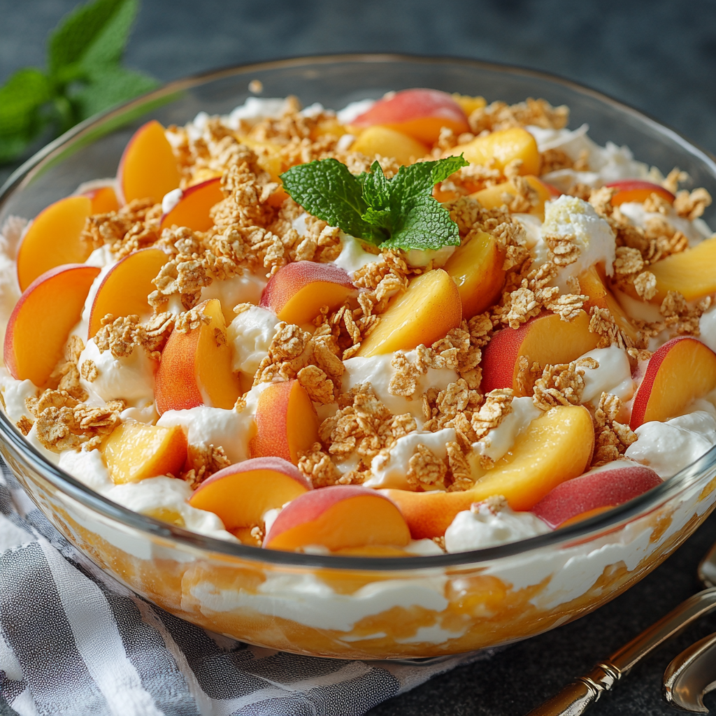 Millionaire Peach Salad
