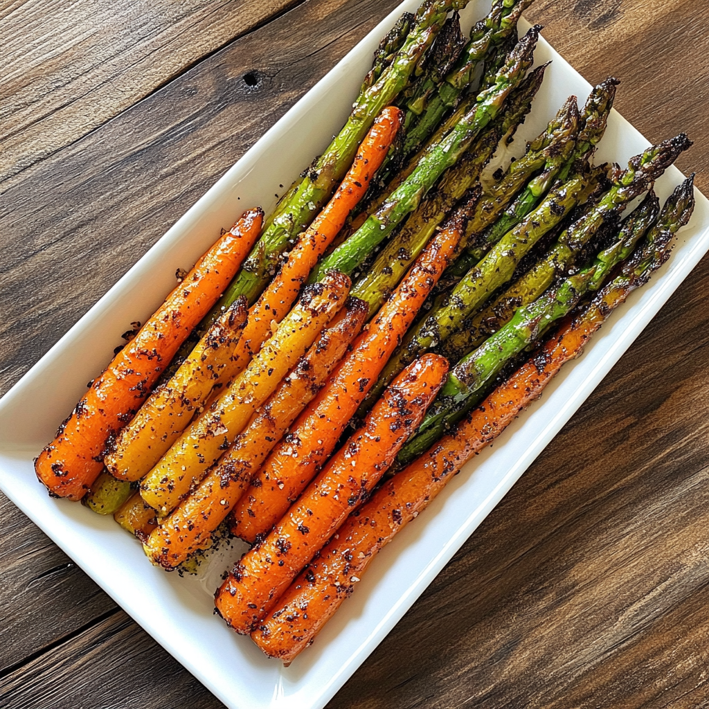 Roasted Asparagus & Carrots Recipe