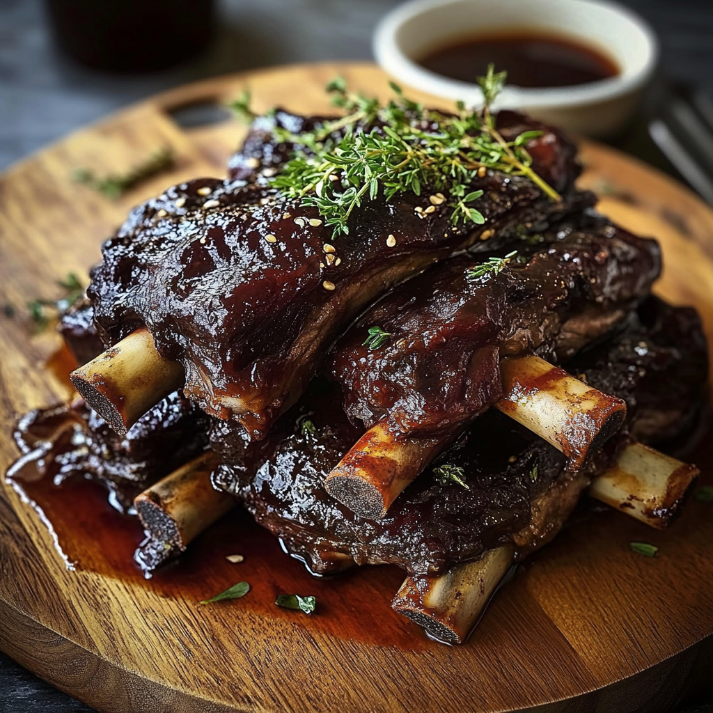 Cabernet Braised Beef Ribs Recipe