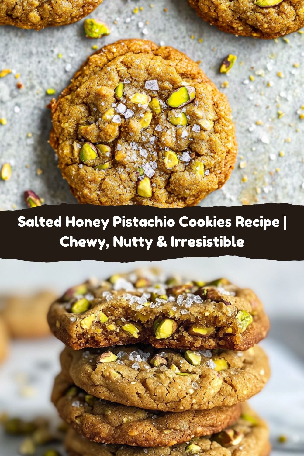 Salted Honey Pistachio Cookies