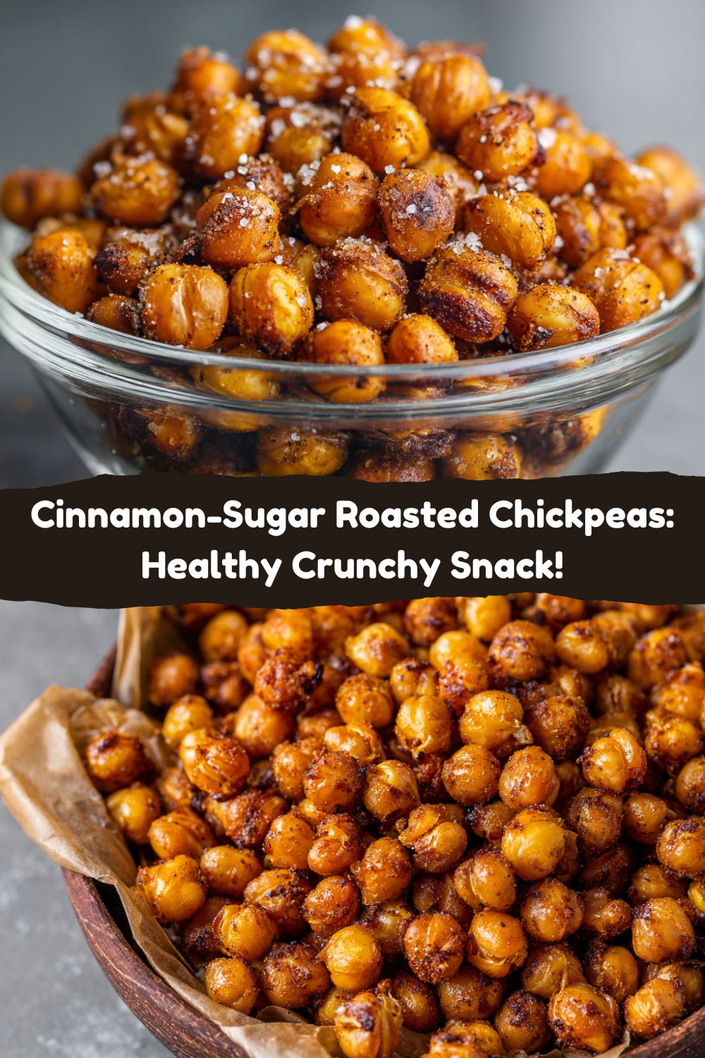 Cinnamon-Sugar Roasted Chickpeas