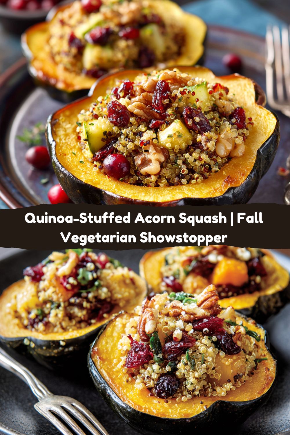 Quinoa-Stuffed Acorn Squash
