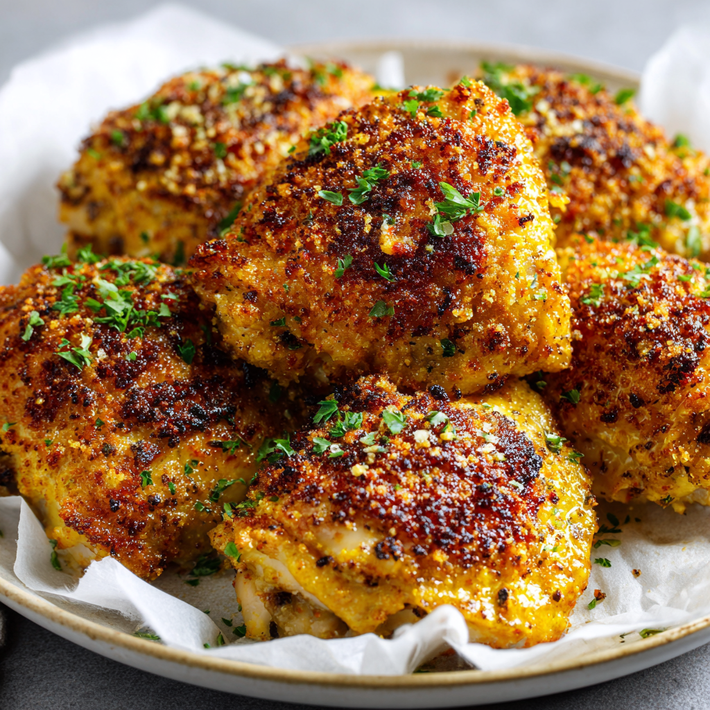 Deviled Chicken Thighs