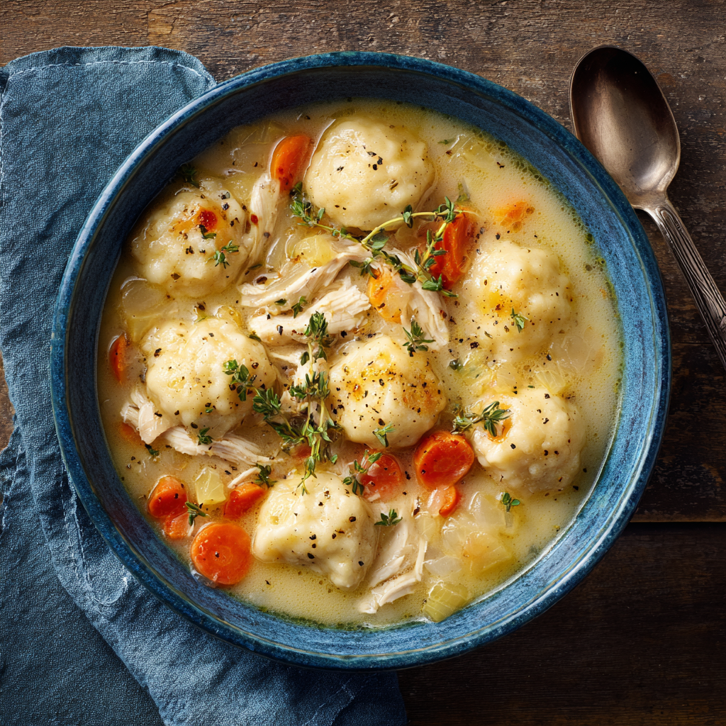 Homemade Chicken and Dumplings