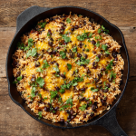 Cheesy Black Beans and Rice