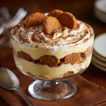 Pumpkin Tiramisu with Gingersnap Cookies