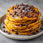 Pumpkin Chocolate Chip Pancakes
