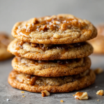 Brown Butter Maple Toffee Cookies