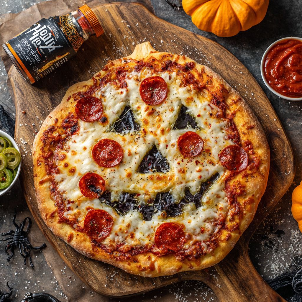 Jack-O’-Lantern Pizza
