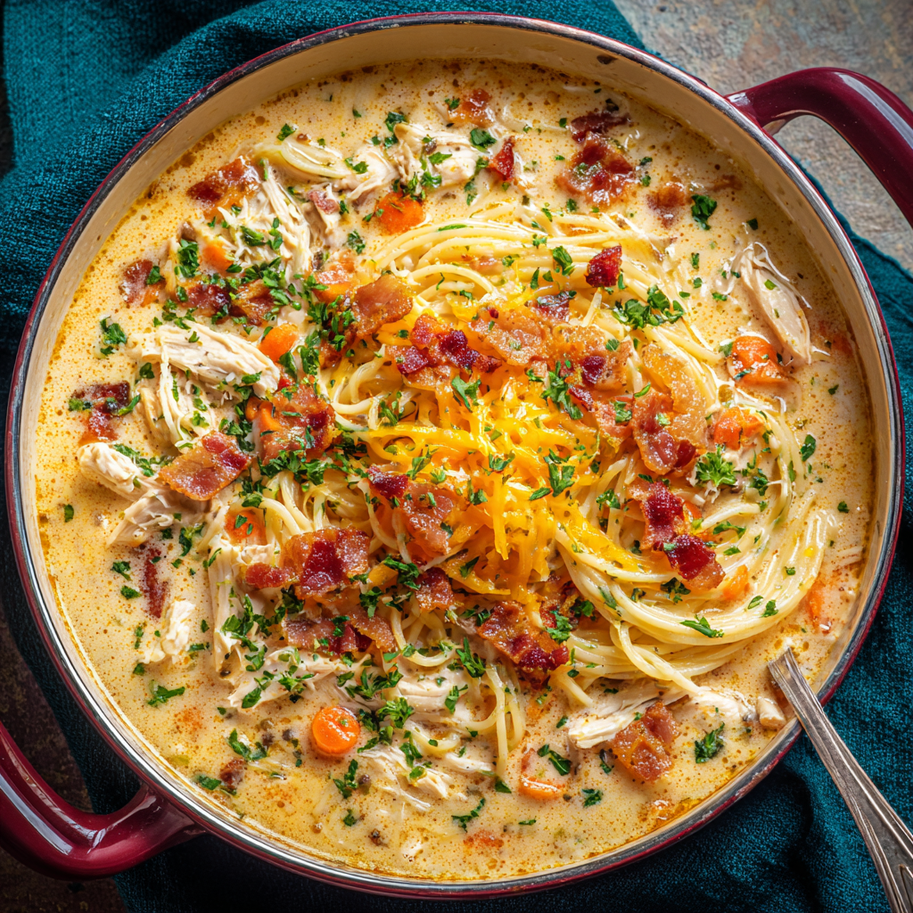 Crack Chicken Noodle Soup