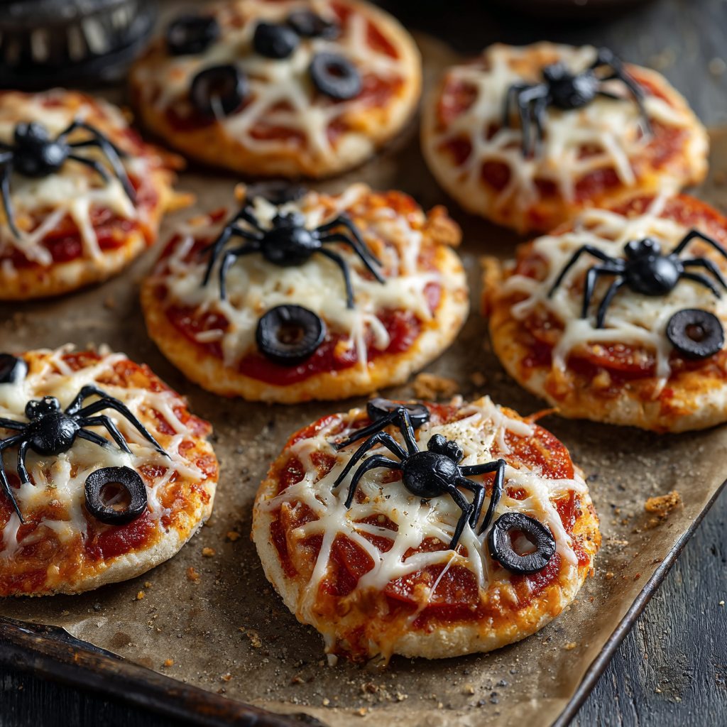 Spider Web Pizza Snacks