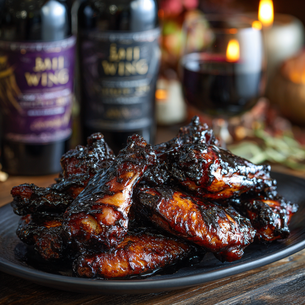 HALLOWEEN “BAT” CHICKEN WINGS