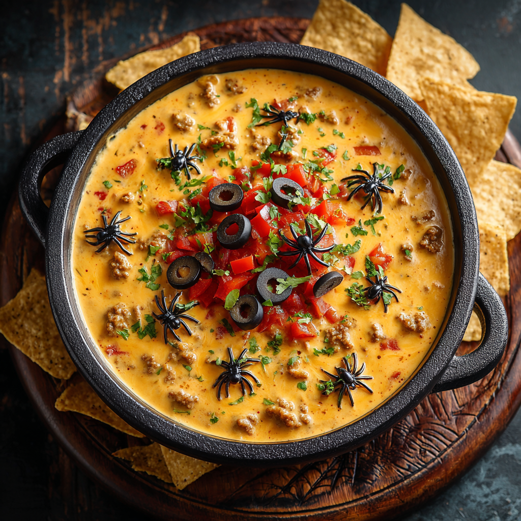 Crockpot Creepy Queso Dip