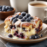 Blueberry Cinnamon Roll Casserole