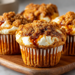 Pumpkin Cream Cheese Swirl Muffins