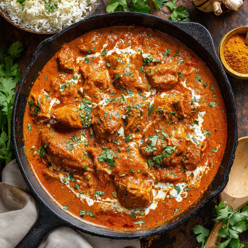 Butter Chicken (Hearty, Gluten-Free & Low-Carb Option)