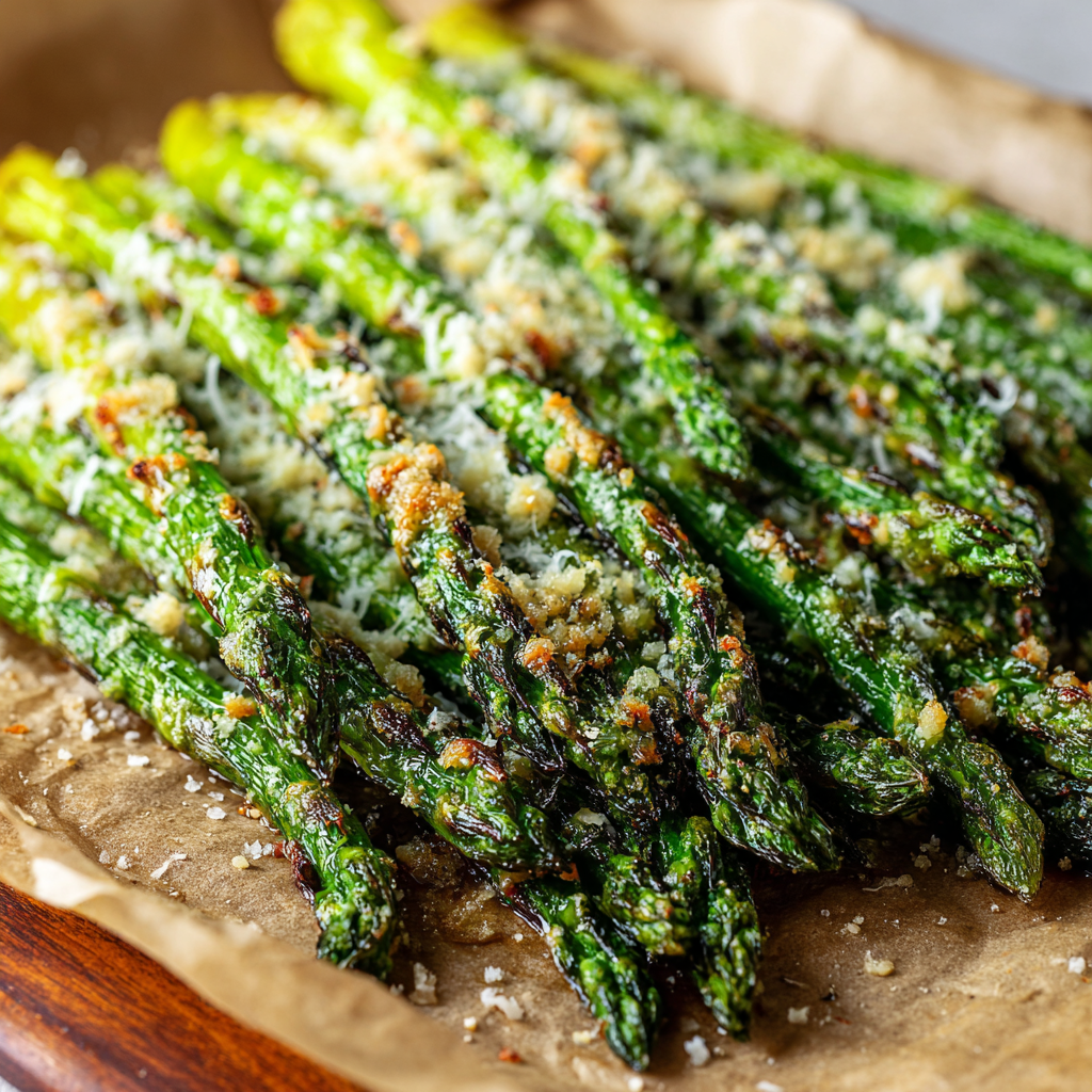 Garlic Parmesan Roasted Asparagus