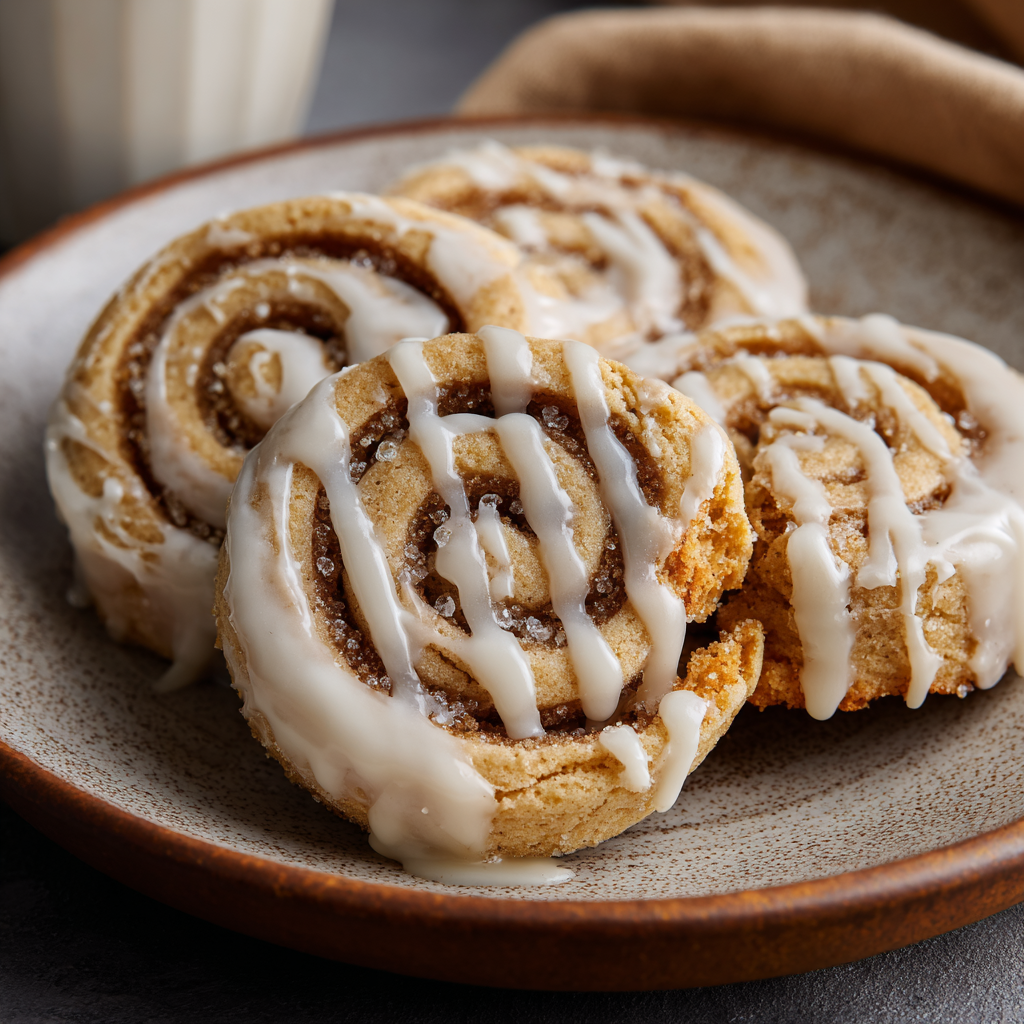 Chai Latte Swirl Cookies