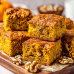 Pumpkin Banana Bread Bars