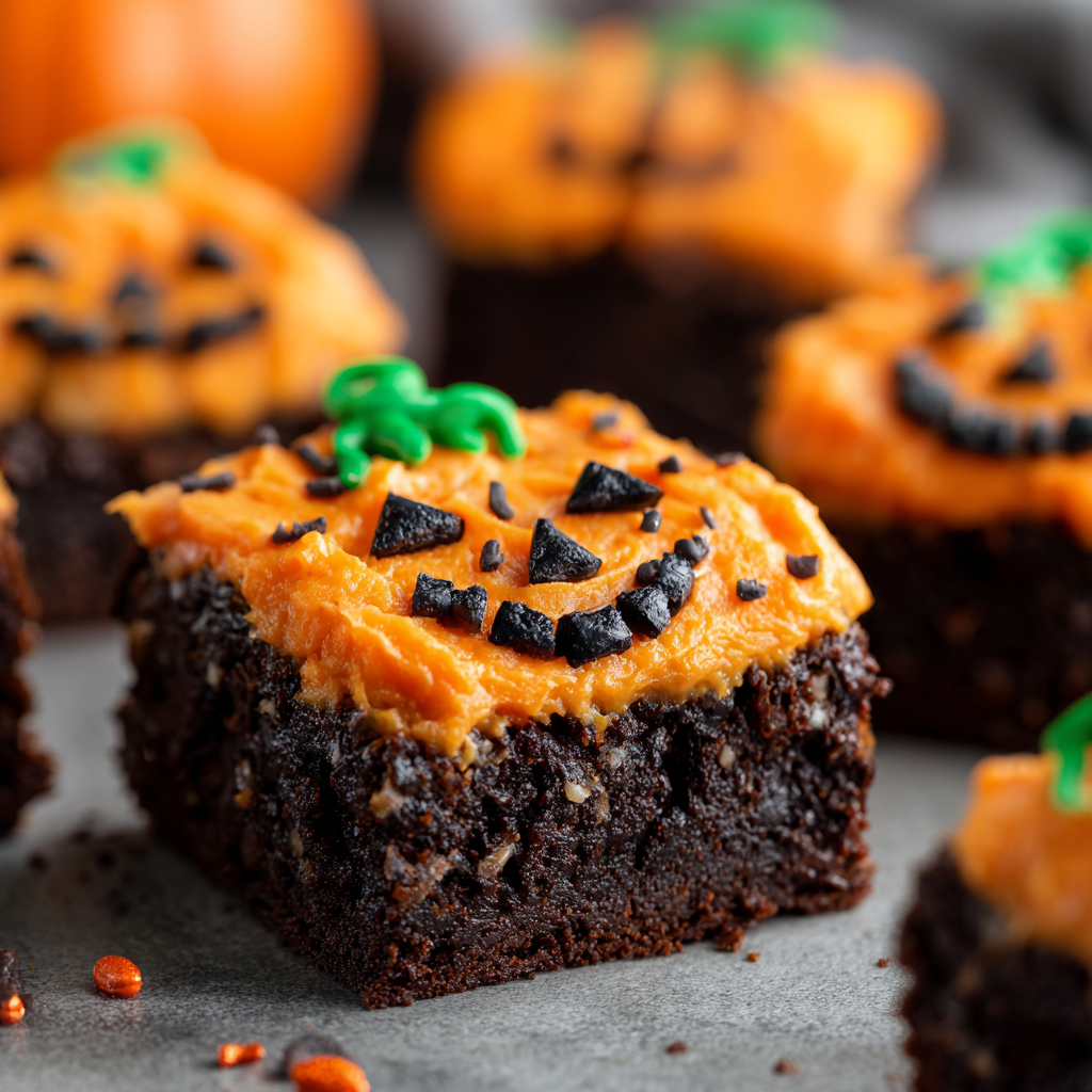 Pumpkin Patch Brownies