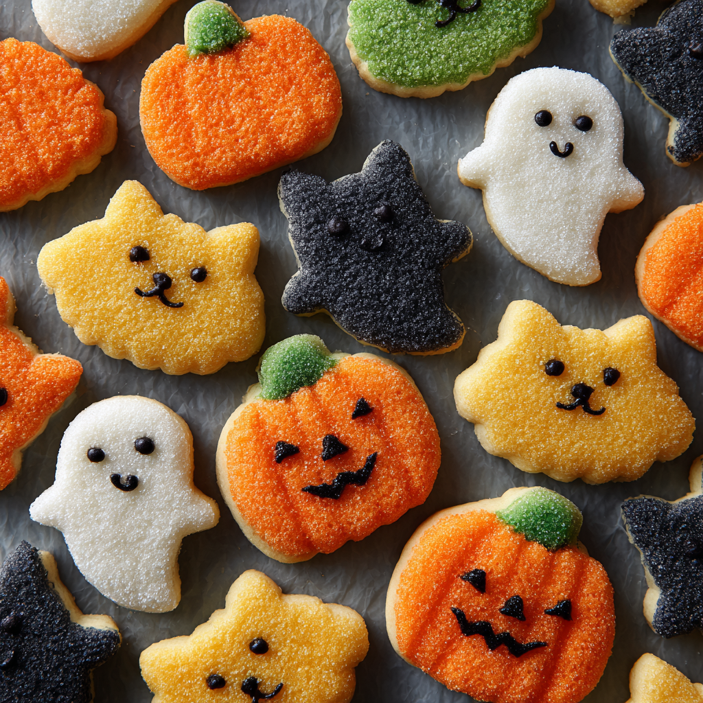 Pillsbury-Style Halloween Shape Cookies