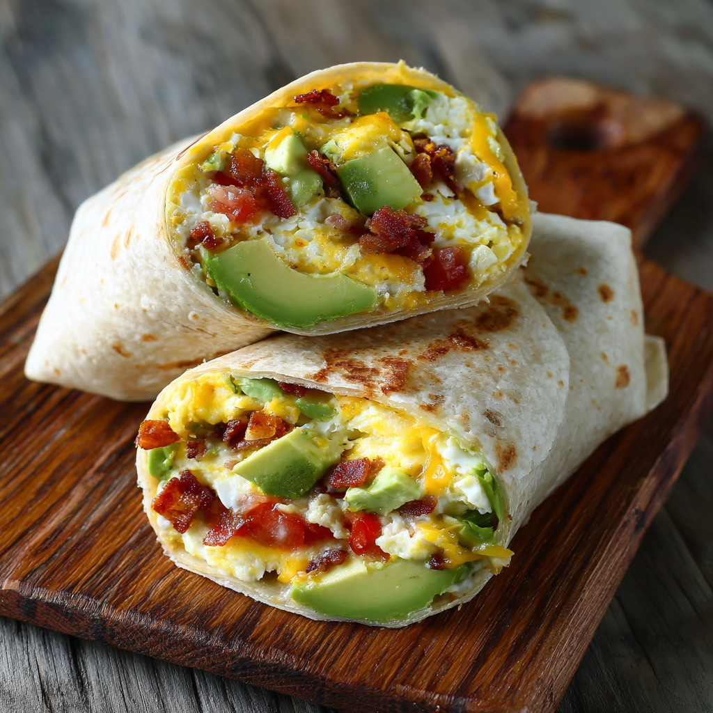 Low Carb / High Protein Breakfast Burritos