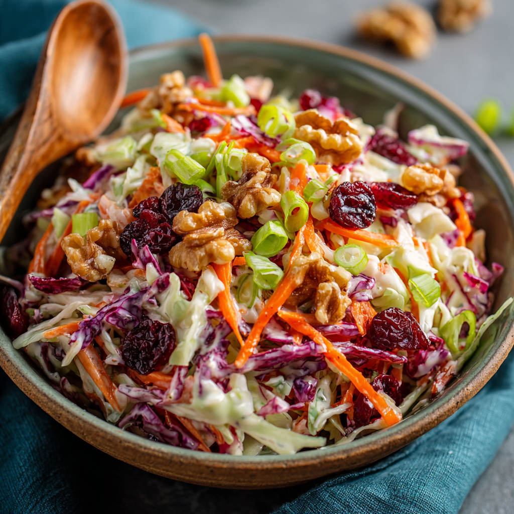 Cranberry Walnut Slaw