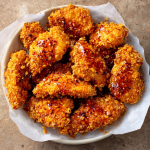 Baked Crunchy Hot Honey Chicken