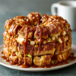 Caramel Apple Pull-Apart Bread Tower