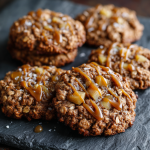 Spiced Molasses Apple Oatmeal Cookies