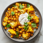 Roasted Cauliflower & Chickpea Curry