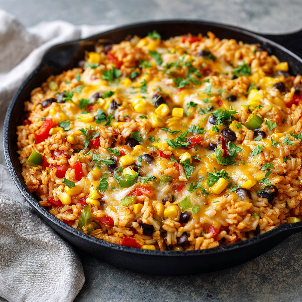 Vegetarian Mexican Rice Casserole
