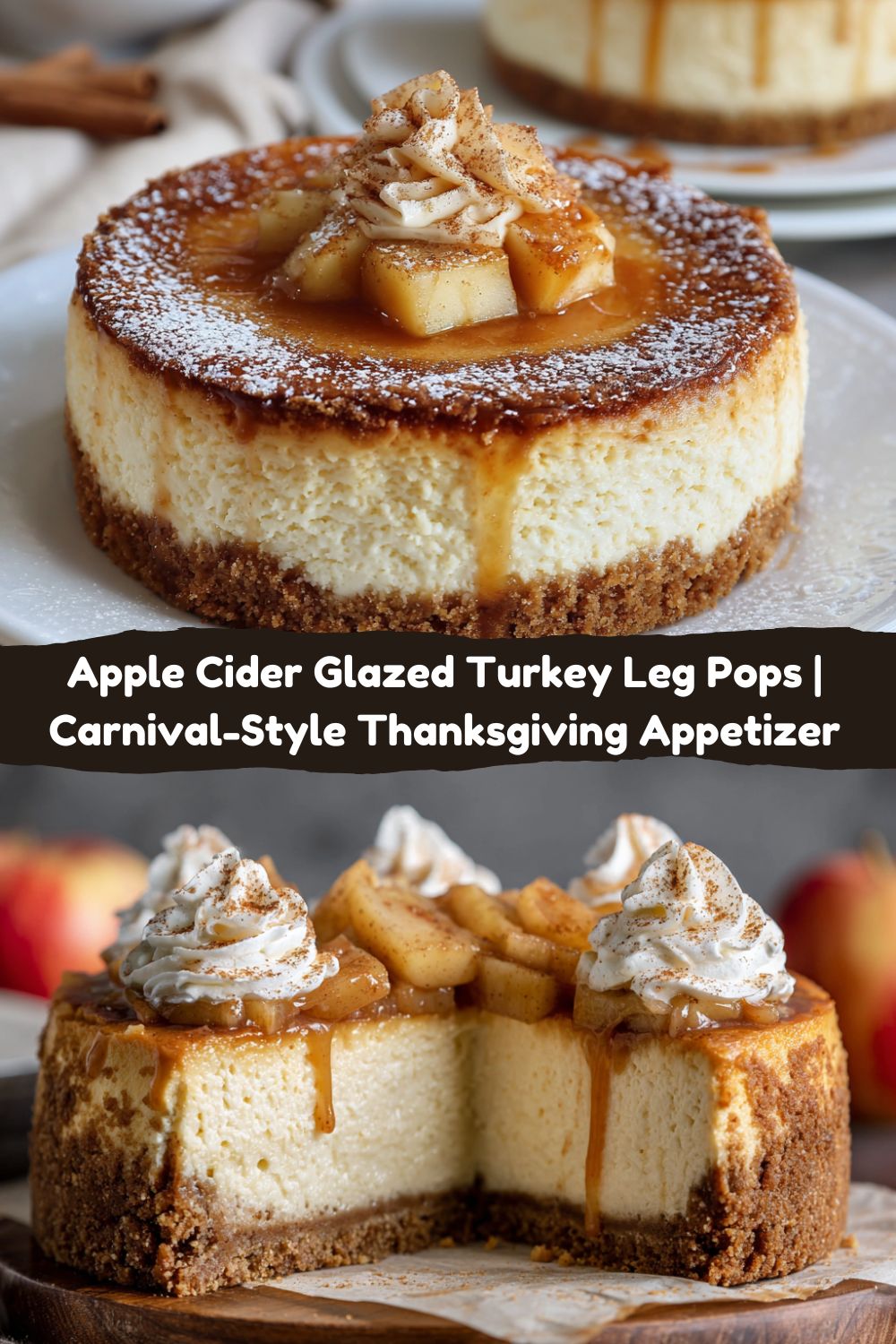 Apple Cider Cheesecake