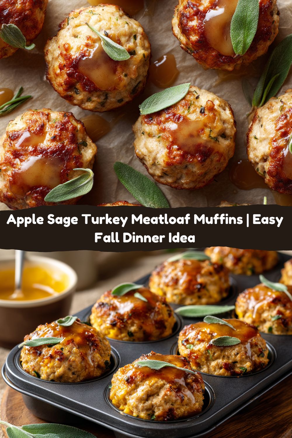 Apple & Sage Turkey Meatloaf Muffins