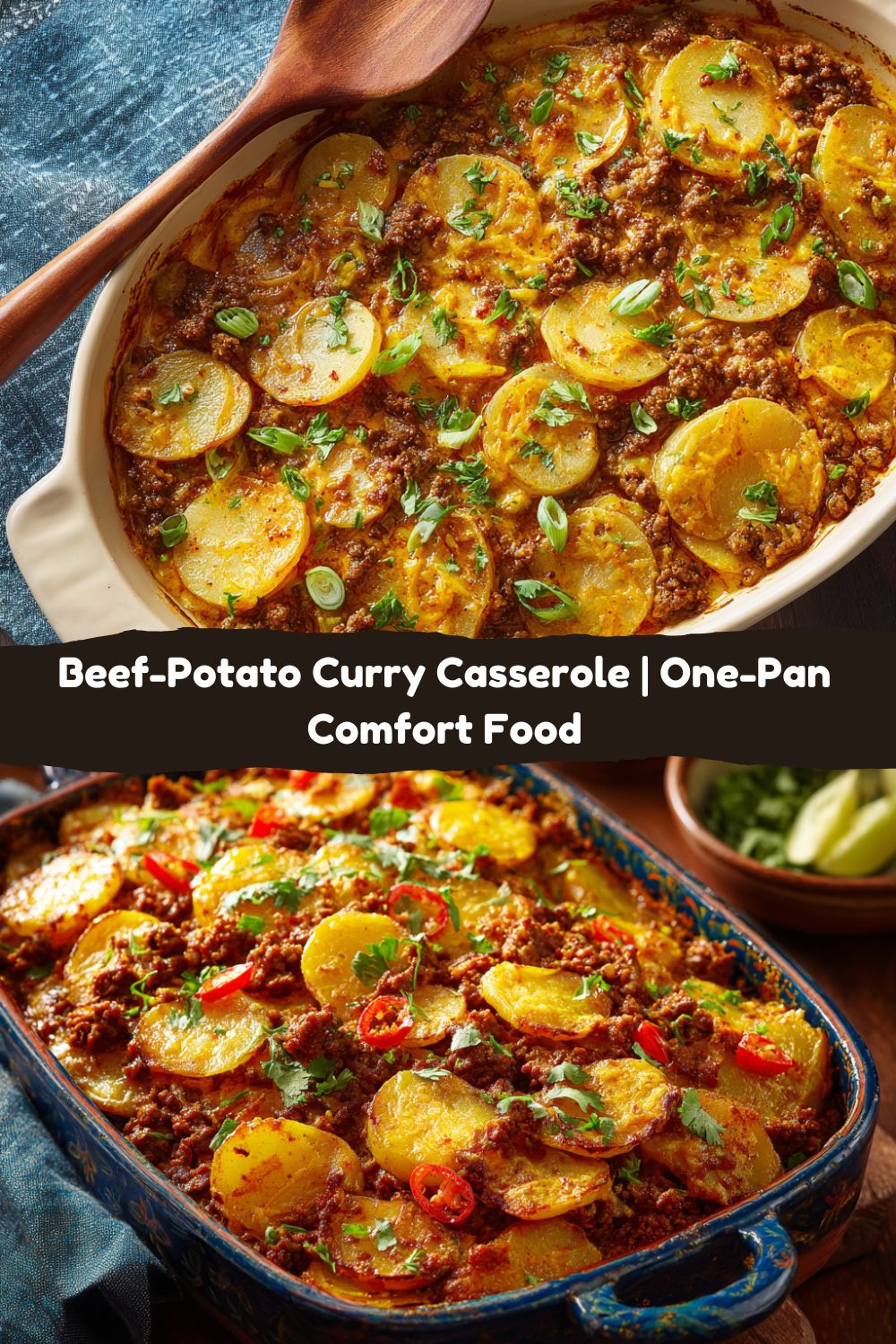 Beef-Potato Curry Casserole