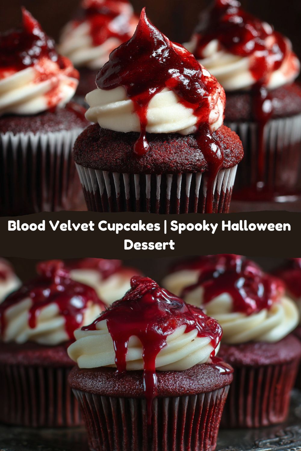 BLOOD VELVET CUPCAKES