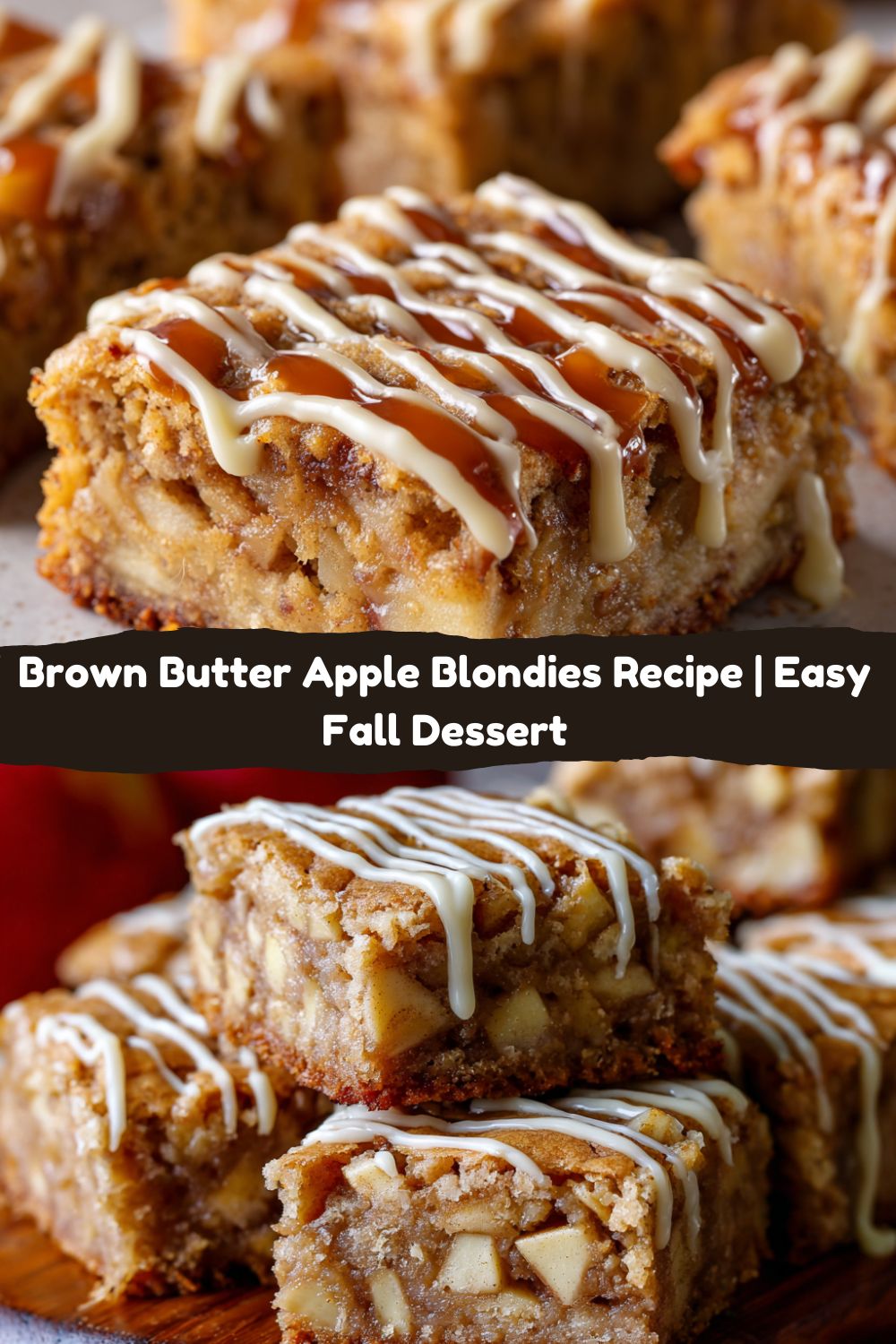 Brown Butter Apple Blondies