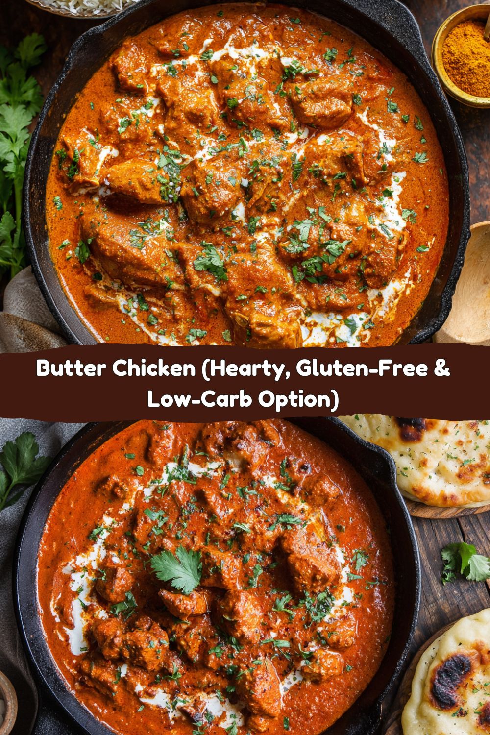 Butter Chicken (Hearty, Gluten-Free & Low-Carb Option)