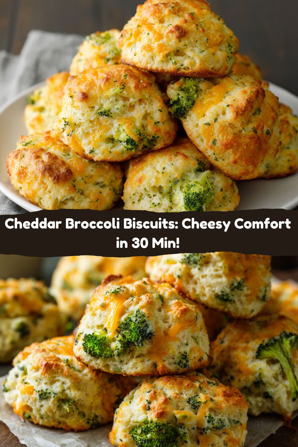 Cheddar Broccoli Biscuits