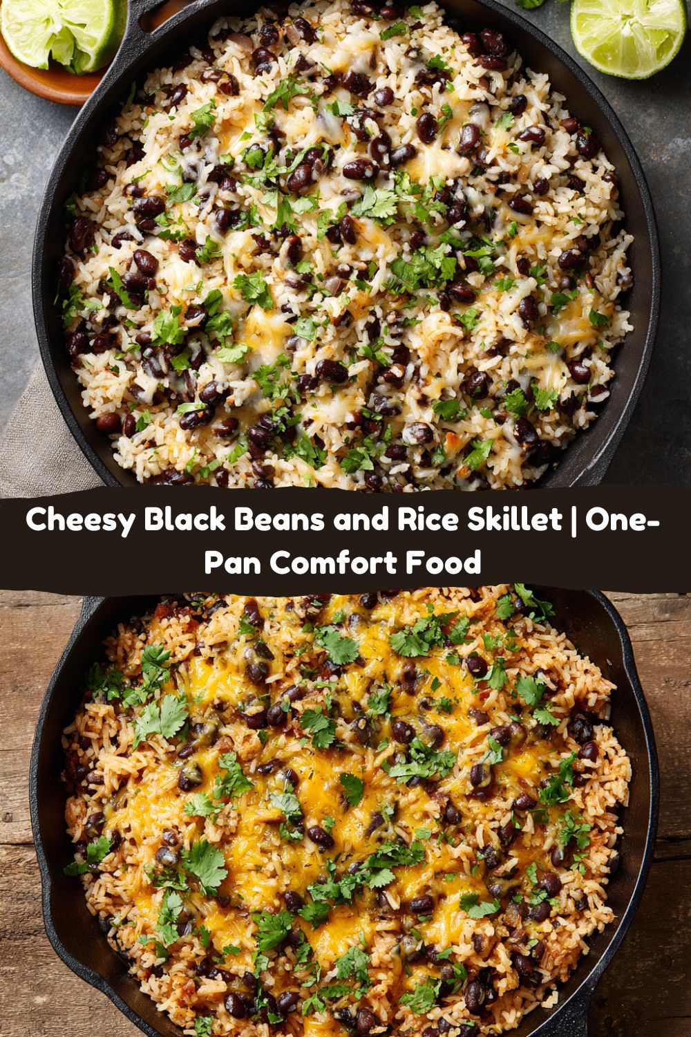 Cheesy Black Beans and Rice