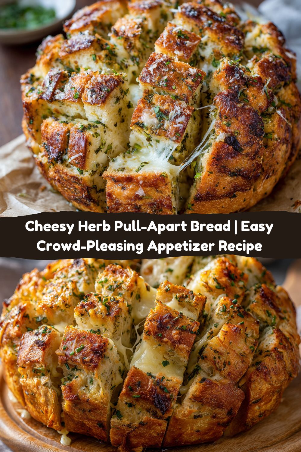 Cheesy Herb Pull-Apart Bread