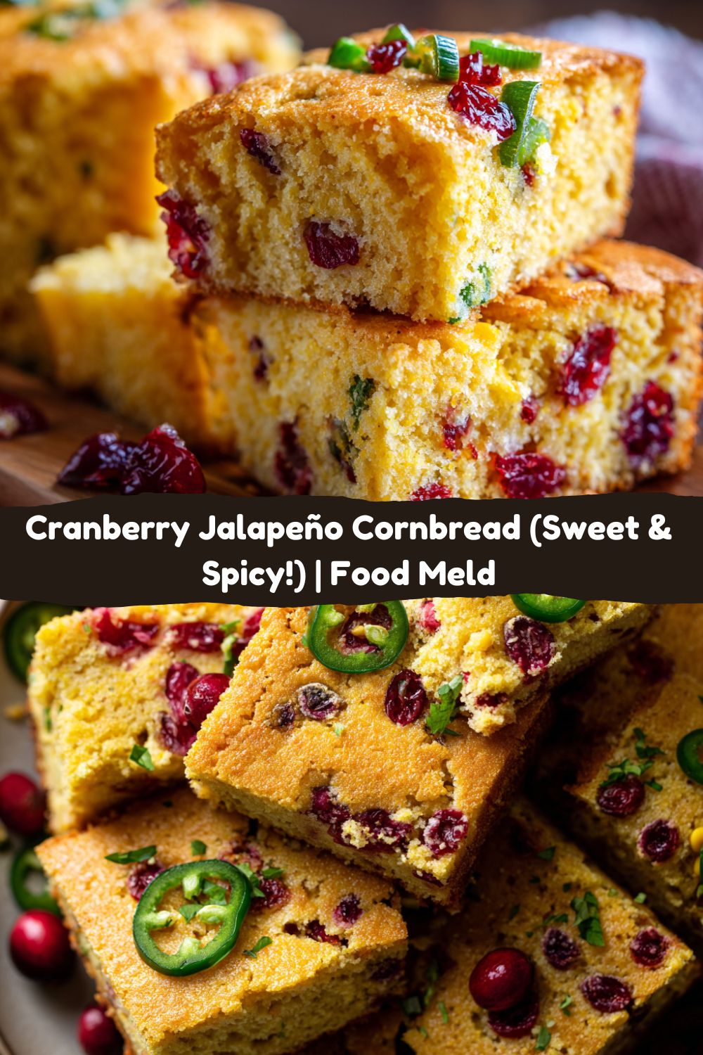 Cranberry Jalapeño Cornbread
