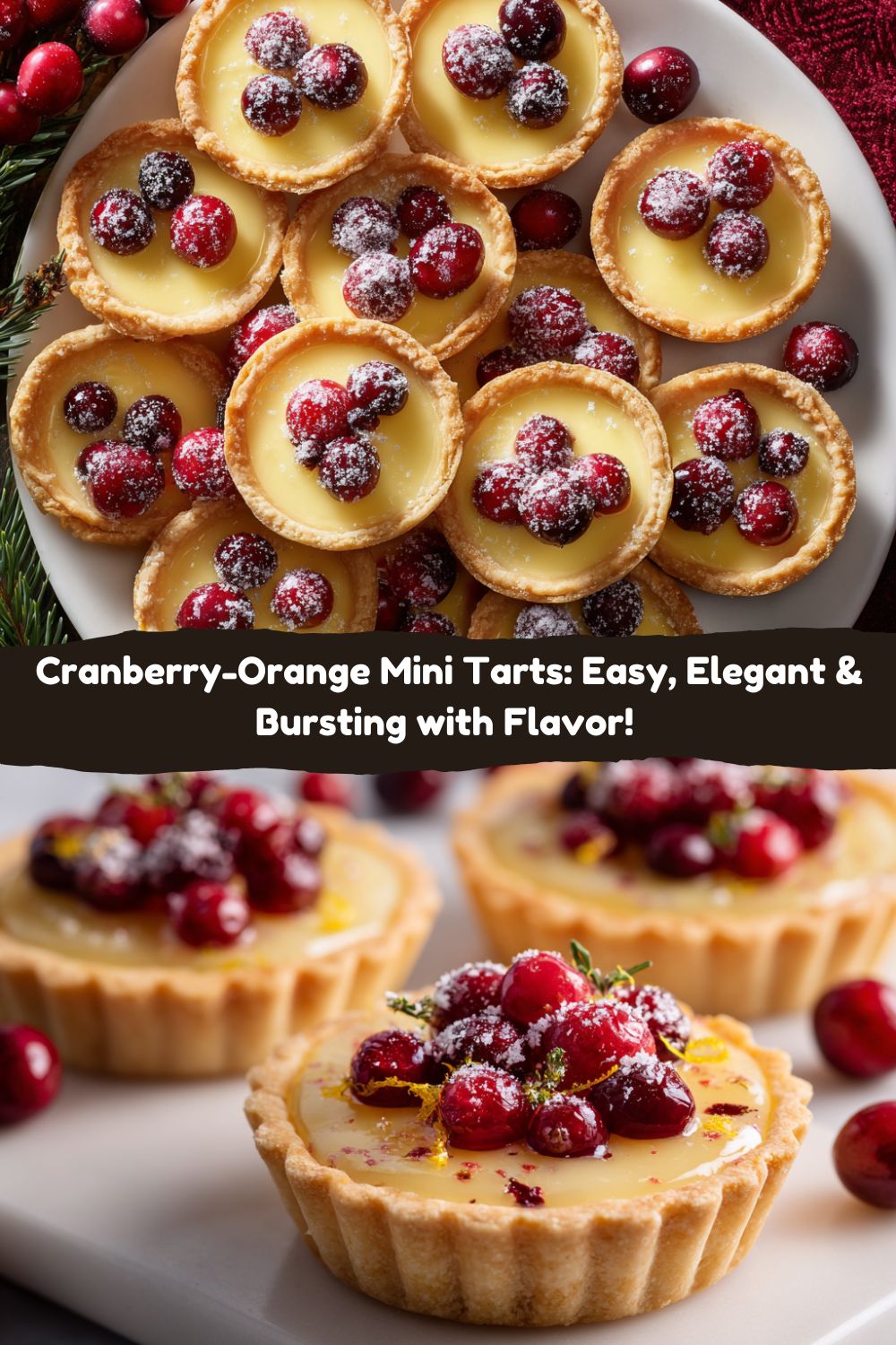 Cranberry-Orange Mini Tarts