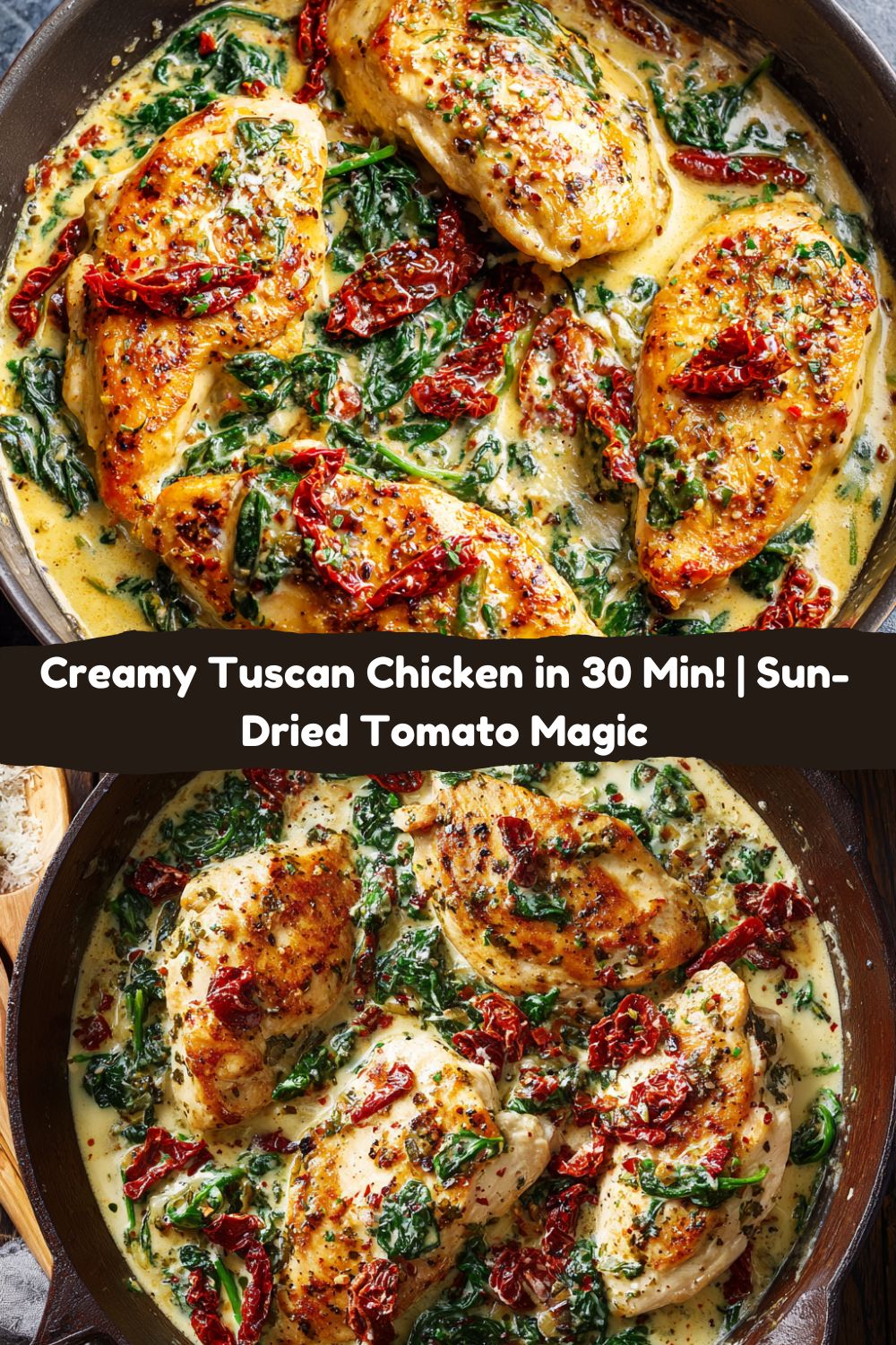 Creamy Tuscan Chicken with Sun-Dried Tomatoes