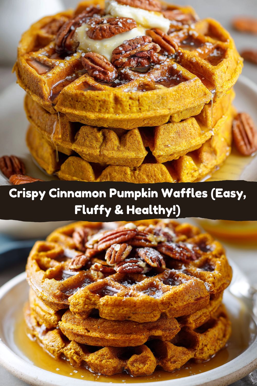 Cinnamon Pumpkin Waffles