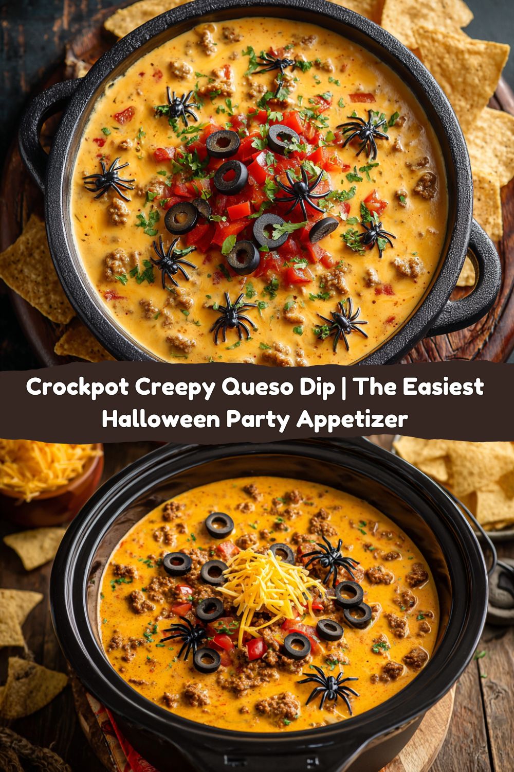 Crockpot Creepy Queso Dip