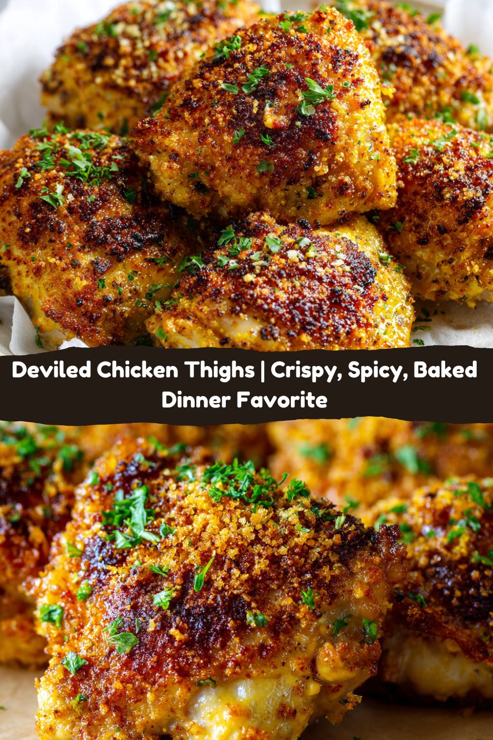 Deviled Chicken Thighs