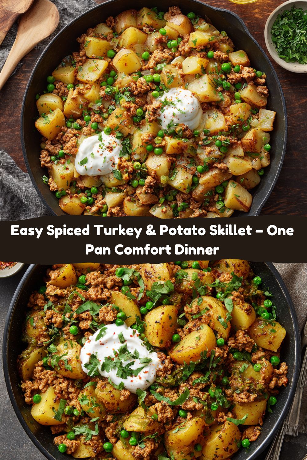 Easy Spiced Turkey & Potato Skillet