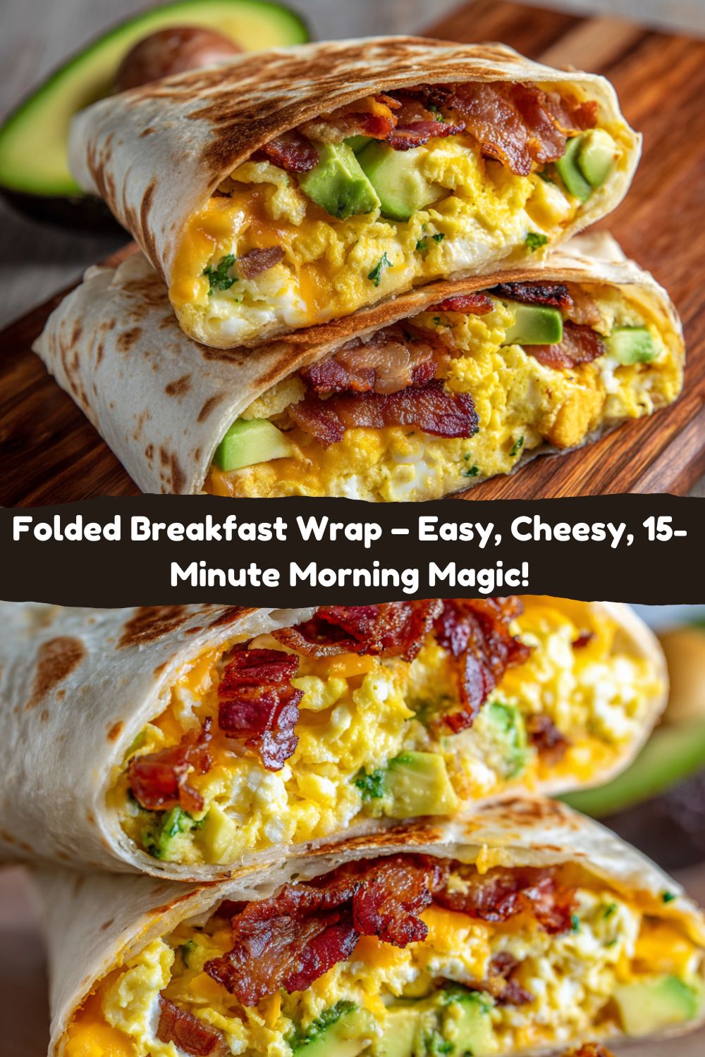 Folded Breakfast Wrap
